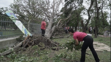 Se realizó una jornada solidaria en el Parque Domínico y el DAR