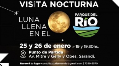 Visita Nocturna: Luna llena en Parque del Río