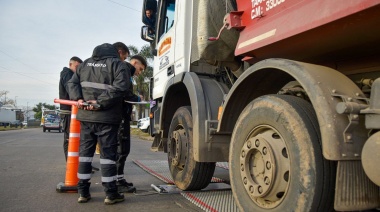 El Municipio de Quilmes y la Provincia realizaron un operativo de control de transito pesado