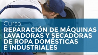 UTN Avellaneda: curso de reparación de máquinas lavadoras y secadoras de ropa