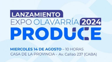 La Provincia de Buenos Aires y el Municipio de Olavarría presentan la primera edición de la Expo Olavarría Produce