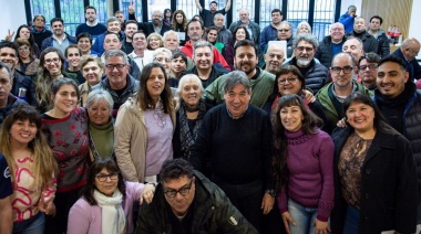 Ruben “Cholo” García y Emmanuel Santalla se reunieron con representantes municipales junto a la Presidenta del IPS