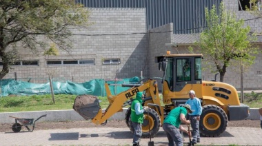 Lanús Gobierno avanza en la construcción del Parque Central Las Colonias