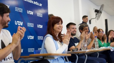 Cristina Fernández de Kirchner visitó la Universidad Nacional de Avellaneda