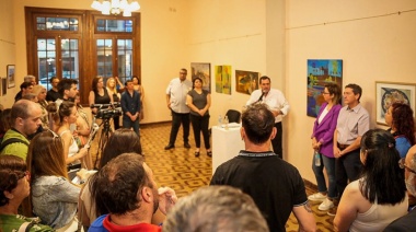 Se inauguró la exposición de las obras del Concurso de Pintura anual "Miguel Ángel Díaz"