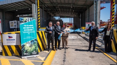 Exolgan inauguró un nuevo sistema de escaneo para su terminal en el Puerto de Dock Sud