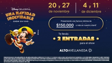 La magia de Disney llega a Alto Avellaneda con entradas para "Una Navidad Inolvidable"