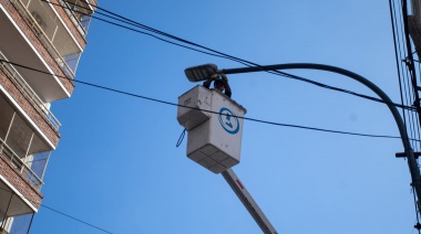 Lanús Gobierno realizó el recambio de luminarias en Lanús Este