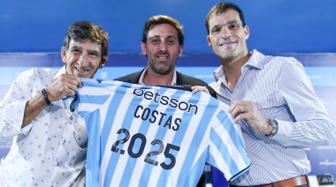 Gustavo Costas acordó con Diego Milito su continuidad en Racing