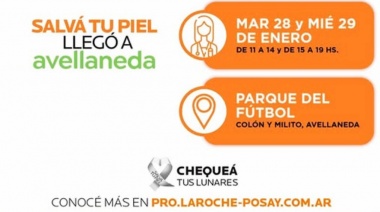 Chequeo gratuito de lunares en Avellaneda: llega la campaña "Salvá Tu Piel"