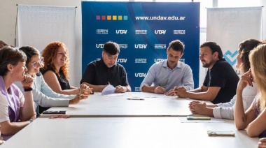Lanús Gobierno y la UNDAV firmaron un convenio de prácticas pre profesionales