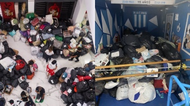 Racing e Independiente organizaron colectas solidarias para ayudar a Bahía Blanca