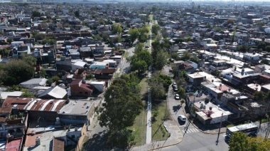 Lanús Gobierno avanza con las obras en el Parque Lineal del Oeste