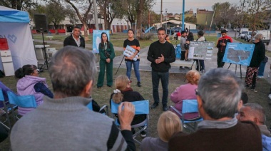 Lanús Gobierno avanza con los trabajos en el Distrito La Ribera