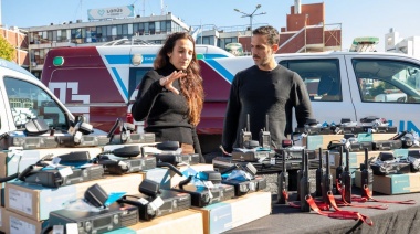 Lanús Gobierno sumó 23 nuevos radios y 10 nuevos handies para fortalecer el Sistema de Emergencias