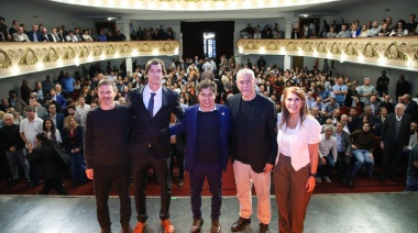 El intendente Ferraresi y el gobernador Kicillof encabezaron actos en Avellaneda
