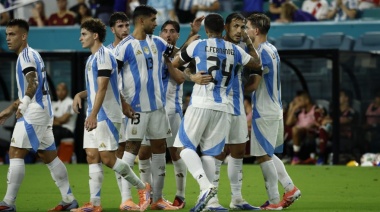 Argentina, sin Messi, derrotó a Venezuela 1-0 en Miami