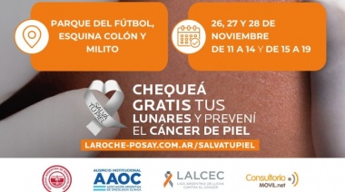 Avellaneda se suma a la campaña “Salvá Tu Piel” con chequeos gratuitos de lunares
