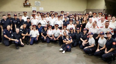 El Cuartel de Bomberos de Avellaneda celebró sus 128 años de servicio
