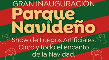 El Parque Navideño de Avellaneda abre sus puertas con propuestas para toda la familia