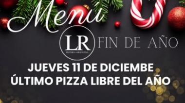 Noche especial en La Revancha: pizza libre navideña y brindis para cerrar el 2025
