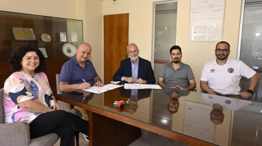 El Club Lanús y la UNDAV firmaron un acuerdo para prácticas de estudiantes de Periodismo