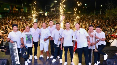 El Mago y La Nueva hicieron bailar a Avellaneda en el ciclo "Verano en La Estación"