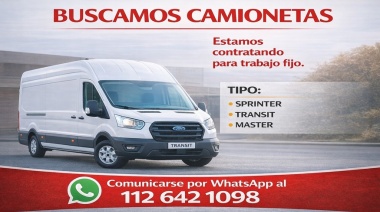 Empresa de logística busca choferes con camioneta en Avellaneda