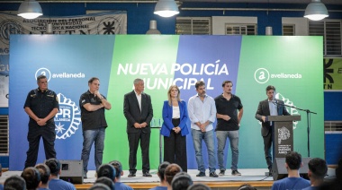 Hugo Barrueco participó del lanzamiento de la escuela de formación para la Policía Municipal de Avellaneda