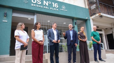 Ferraresi y Katopodis inauguraron el Centro de Atención Primaria de la Salud N° 16 de Dock Sud