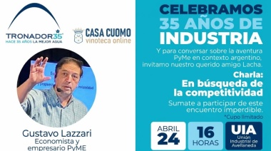 Agua Tronador celebra sus 35 años con una charla de Gustavo Lazzari en Avellaneda