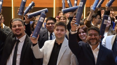 La UNDAV celebró su 40° Acto de Colación con la graduación de 69 estudiantes