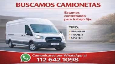 Empresa de logística busca choferes con camioneta en Avellaneda
