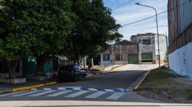 Lanús Gobierno abrió la calle Liniers en su intersección con Darragueira
