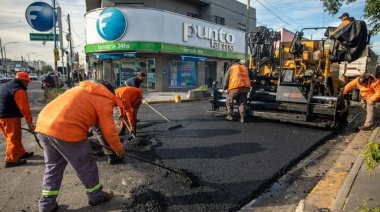 Lanús Gobierno sigue con el desarrollo del plan de pavimientación 2026-2027