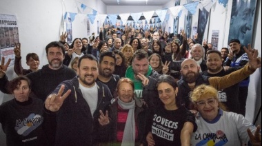 A un año de la condena de Cristina, Emmanuel Santalla y Lucia Cámpora encabezaron encuentro en Avellaneda
