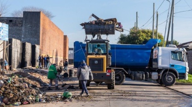 Lanús Gobierno comenzó nuevas obras en las inmediaciones del cementerio municipal