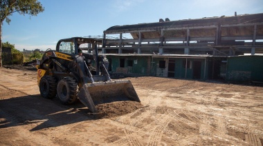 Lanús Gobierno puso en marcha la construcción de un nuevo espacio recreativo y deportivo en el barrio La Maquinita