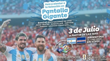 Avellaneda prepara una fiesta albiceleste con pantalla gigante para el partido de Argentina ante Cabo Verde