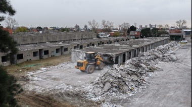 Lanús Gobierno puso en marcha la construcción de un nuevo espacio recreativo y deportivo en el barrio La Maquinita