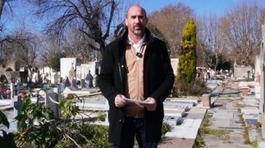 Cristian Frattini recorrió el Cementerio de Avellaneda y denunció falta de mantenimiento pese al aumento de tasas