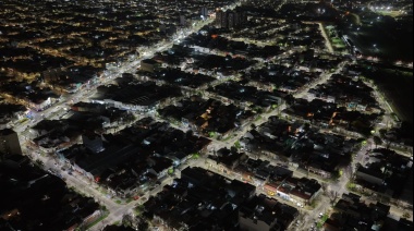 Lanús Gobierno concretó el recambio de 200 luminarias led en Gerli Oeste