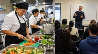 Formación laboral en Avellaneda: lanzan cursos gratuitos de Cocina y Oratoria