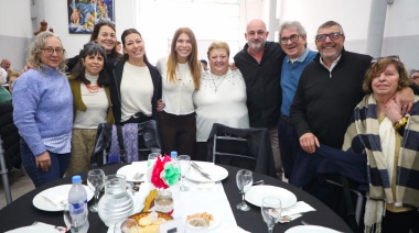 Magdalena Sierra compartió el festejo del aniversario de instituciones locales
