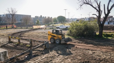 Lanús Gobierno avanza con las obras en el Distrito La Ribera