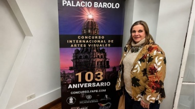 Patricia Saporiti obtuvo 3° puesto en Concurso Internacional de Artes Plásticas Palacio Barolo