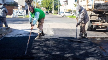 Lanús Gobierno continúa con el avance del plan de pavimentación 2026- 2027