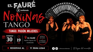 NoNiNas Tango vuelve a escena en Avellaneda con un homenaje a Astor Piazzolla