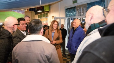 Magdalena Sierra inauguró obras en el Club Alberdi de Wilde