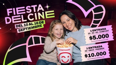 Cinemark celebra una nueva edición de la Fiesta del Cine con entradas desde $5.000